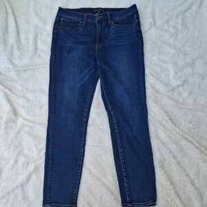J. Crew Blue Skinny Jeans Stretchy Fit